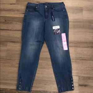 Bandolino Lisbeth curvy skinny crop Blue jeans